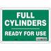Safety Sign 7 inx10 in Polyethylene