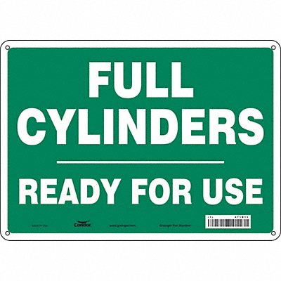 Safety Sign 10 inx14 in Polyethylene