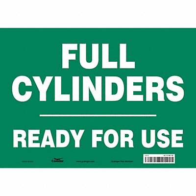Safety Sign 10 inx14 in Vinyl