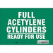 Safety Sign 7 inx10 in Vinyl