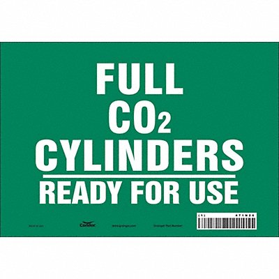 Safety Sign 7 inx10 in Vinyl