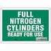 Safety Sign 7 inx10 in Polyethylene