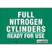 Safety Sign 7 inx10 in Vinyl