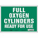 J8597 Safety Sign 10 inx14 in Aluminum