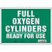 J8597 Safety Sign 10 inx14 in Polyethylene