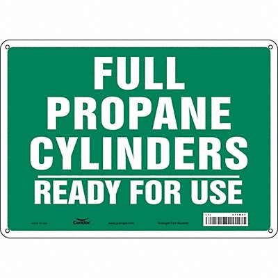 Safety Sign 10 inx14 in Aluminum