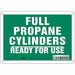 Safety Sign 7 inx10 in Polyethylene