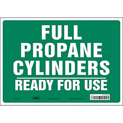 Safety Sign 10 in x 14 in Vinyl