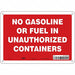 Safety Sign 7 in x 10 in Aluminum