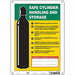 Safety Sign 14 in x 10 in Polyethylene