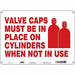 Safety Sign 10 in x 14 in Polyethylene