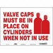 Safety Sign 10 inx14 in Vinyl