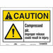 Safety Sign 10 inx14 in Vinyl