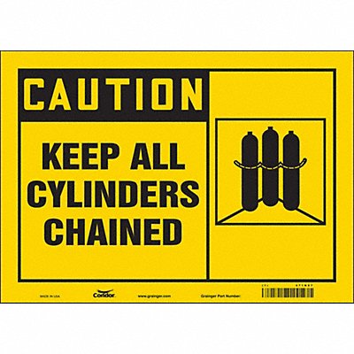 Safety Sign 10 inx14 in Vinyl