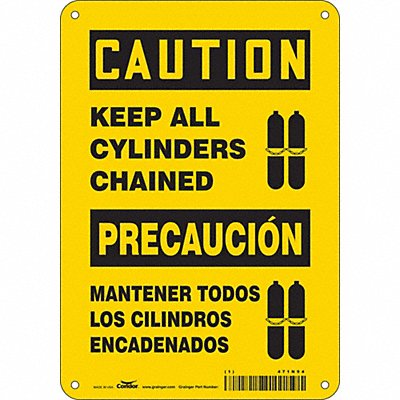 Safety Sign 10 inx7 in Aluminum