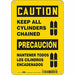 Safety Sign 10 in x 7 in Polyethylene