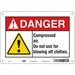 Safety Sign 7 inx10 in Polyethylene