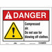 Safety Sign 10 in x 14 in Vinyl