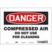 Safety Sign 7 in x 10 in Vinyl