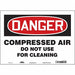 Safety Sign 10 in x 14 in Vinyl