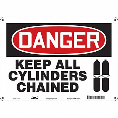 Safety Sign 10 inx14 in Aluminum