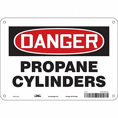 Safety Sign 7 inx10 in Polyethylene