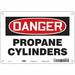 Safety Sign 7 inx10 in Polyethylene
