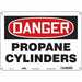 Safety Sign 10 inx14 in Polyethylene