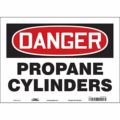 Safety Sign 10 inx14 in Vinyl