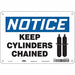 Safety Sign 7 inx10 in Polyethylene