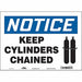 Safety Sign 10 inx14 in Vinyl