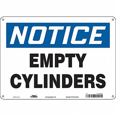 Safety Sign 10 inx14 in Vinyl