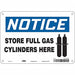 Safety Sign 7 inx10 in Polyethylene