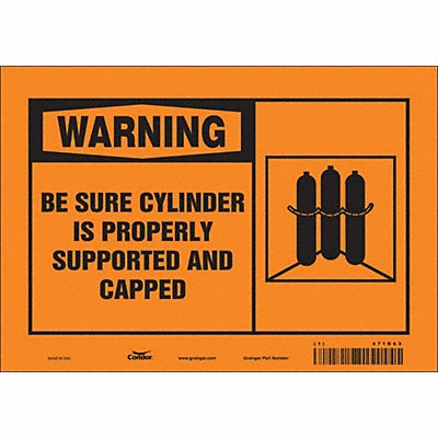 Safety Sign 7 in x 10 in Vinyl