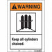 Safety Sign 14 in x 10 in Vinyl