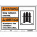 Safety Sign 10 inx14 in Polyethylene