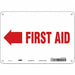 Safety Sign 7 in x 10 in Polyethylene