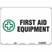 Safety Sign 10 in x 14 in Aluminum