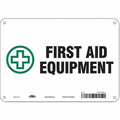 Safety Sign 7 in x 10 in Polyethylene