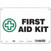 Safety Sign 7 in x 10 in Polyethylene