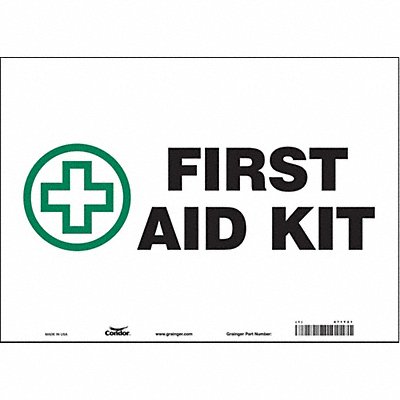 Safety Sign 10 in x 14 in Vinyl