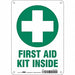 Safety Sign 10 in x 7 in Aluminum