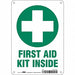 Safety Sign 10 in x 7 in Polyethylene