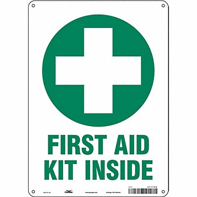 Safety Sign 14 in x 10 in Vinyl