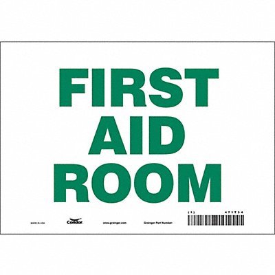 Safety Sign 7 in x 10 in Vinyl