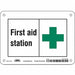 Safety Sign 5 in x 7 in Aluminum