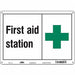Safety Sign 10 in x 14 in Polyethylene