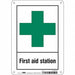 Safety Sign 10 in x 7 in Aluminum
