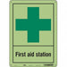 Safety Sign 14 in x 10 in Polyethylene