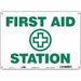 Safety Sign 10 in x 14 in Aluminum